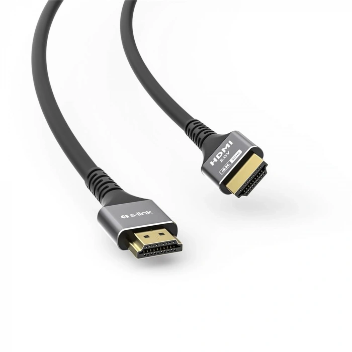 S-link Slx-hd4k15 19+1 Hdmı To Hdmı 15mt Metal V2.0 4k (4096-2160) 30hz Kablo