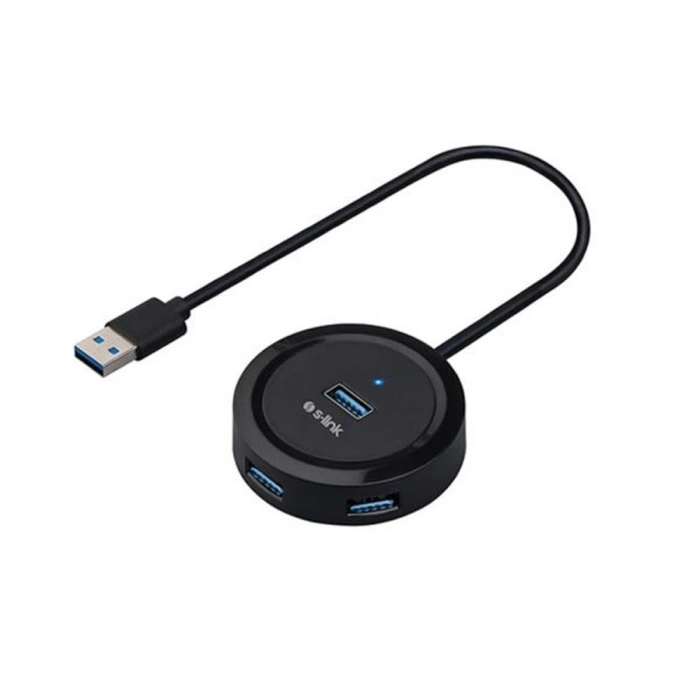 S-link Swapp Sw-u300 4 Port Usb 3.0 Gri Hub