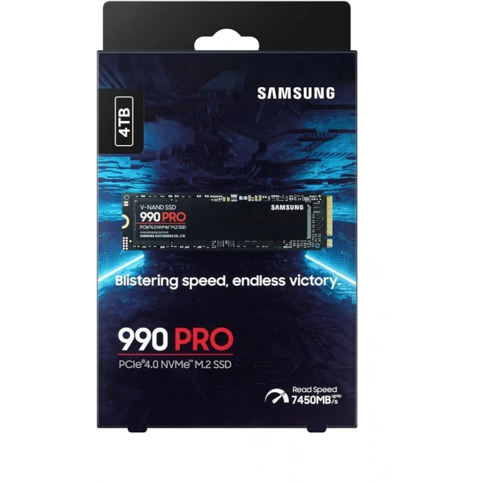 Samsung 4tb 990 Pro 7450-6900mb-s M.2 Nvme Mz-v9p4t0bw Ssd Disk