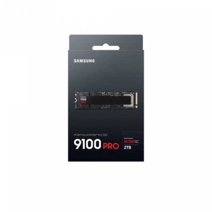 SAMSUNG MZ-VAP2T0BW, 9100 PRO, 2TB, 14700/13400, Gen5, NVMe PCIe M.2 2280, SSD (Türkiye Distribütörü Garantili)