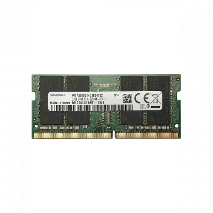 Samsung Samso3200/32, 32gb, Ddr4, 3200mhz,  1.2v Notebook Ram (m471a4g43ab1-cwe)