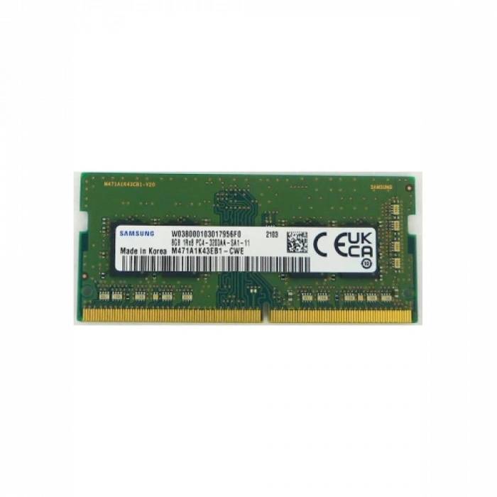Samsung Samso3200/8, 8gb, Ddr4, 3200mhz,  1.2v Notebook Ram (m471a1k43eb1-cwe)
