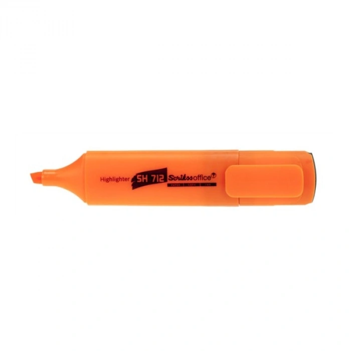 Scrikss Fosforlu Kalem Office Turuncu Sh 712