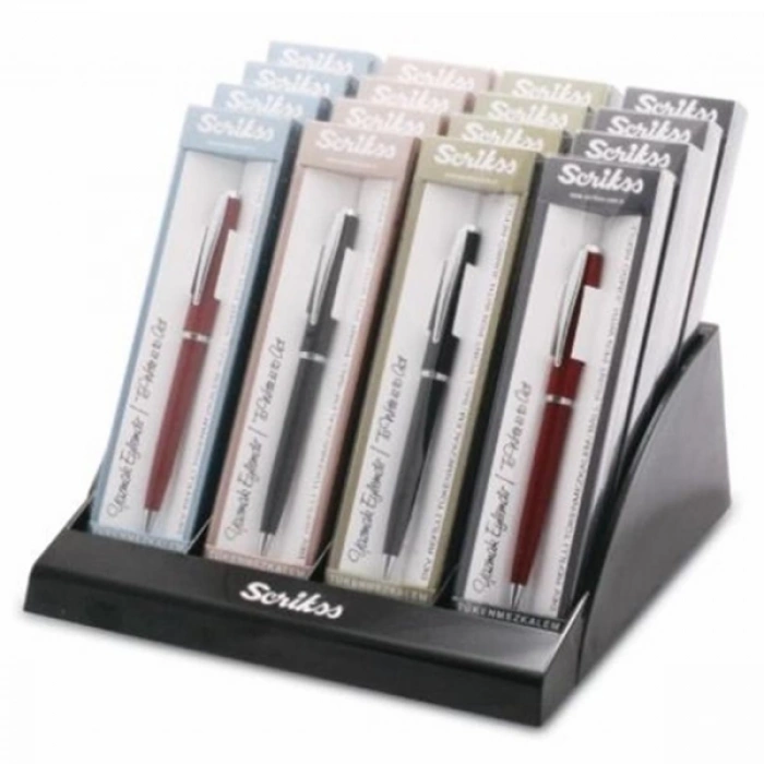 Scrikss Tükenmez Kalem ( 16 Lı Stand ) 33