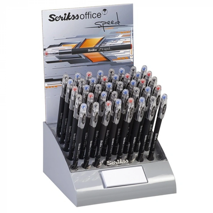 Scrikss Tükenmez Kalem Speed Jel 40 Lı Stand