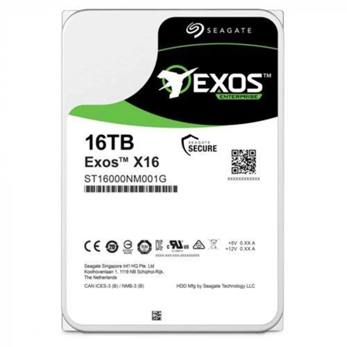 Seagate 16tb Exos St16000nm000j 3.5 256mb 7200rpm Sata3 Nas Sabit Disk (boğaziçi Garantili)