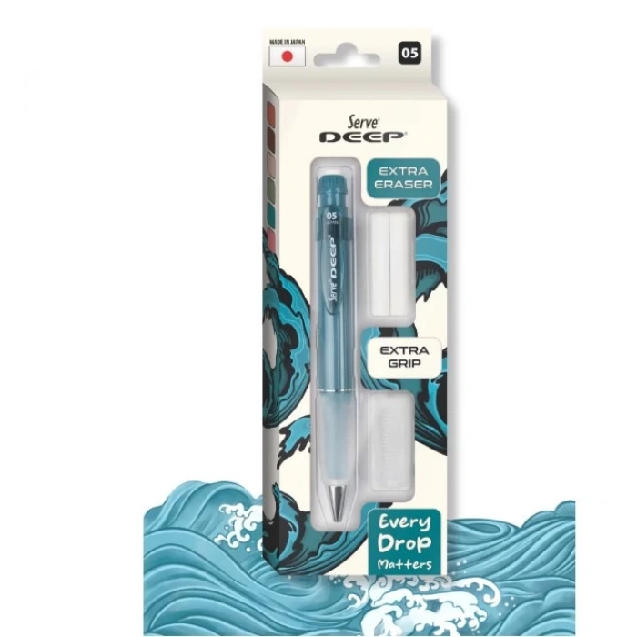 Serve Versatil Kalem Deep 0.5 MM Okyanus Mavi SV-DEEP-05-OM