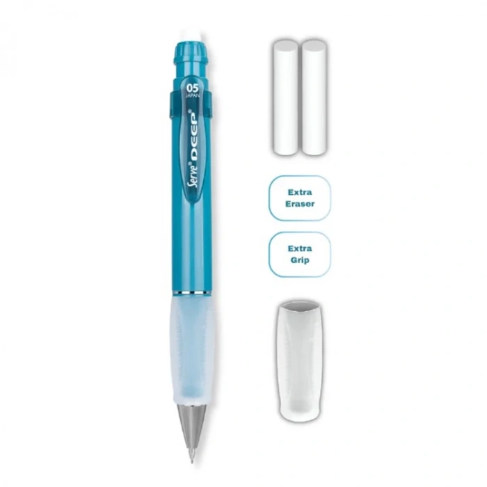 Serve Versatil Kalem Deep 0.5 MM Okyanus Mavi SV-DEEP-05-OM