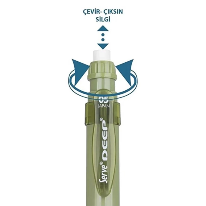 Serve Versatil Kalem Deep 0.5 MM Yaprak Yesili SV-DEEP-05-YY