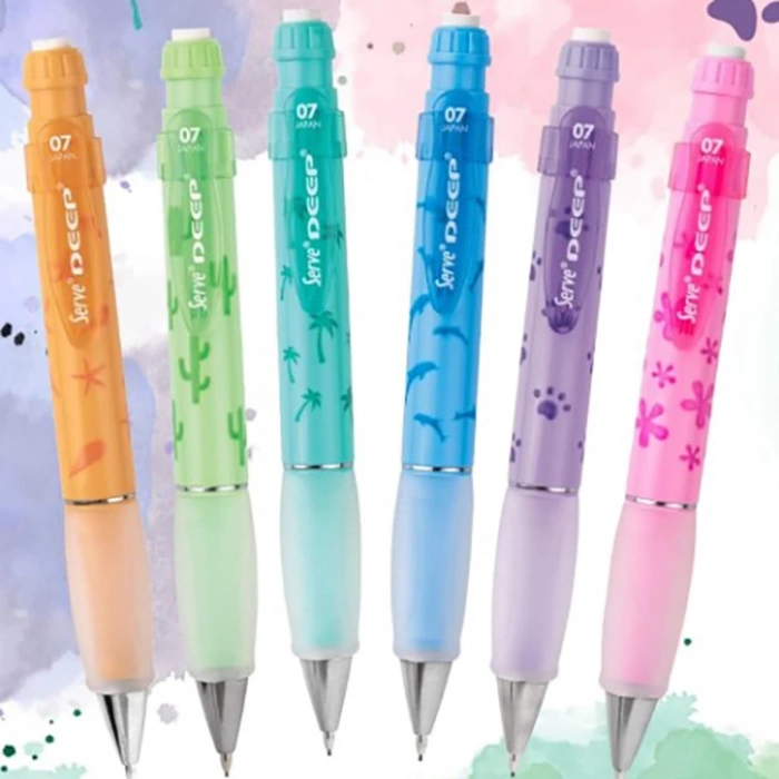 Serve Versatil Kalem Deep 0.7 MM Doğa Desen Pastel
