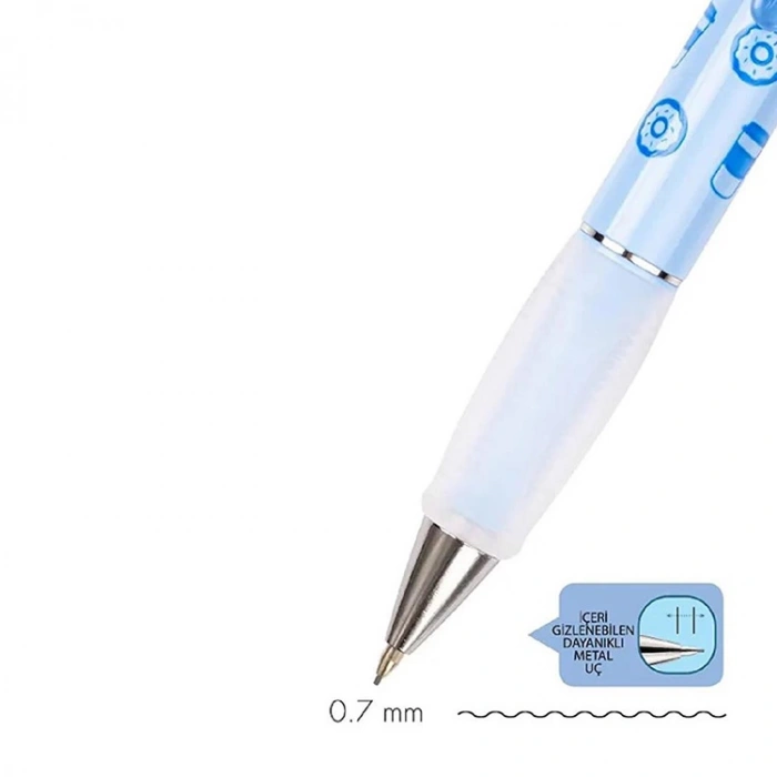 Serve Versatil Kalem Deep 0.7 MM Kahve & Donut Gök Mavi