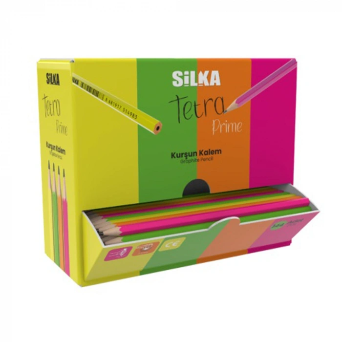 Silka Kurşun Kalem Hex Prıme Neon 144 Lü Stand Art.1498st