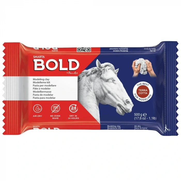 Smarta Seramik Hamuru Bold Toprak Rengi 500 Gr