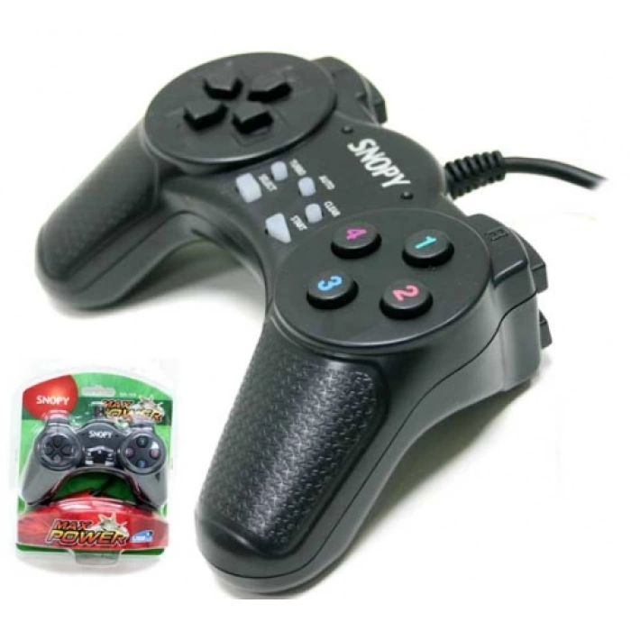 SNOPY SG-103, USB/PC, 1.9mt Kablolu, GAMEPAD