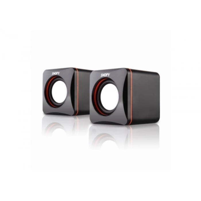 SNOPY SN-21, 6W, 1+1 Masaüstü, USB Speaker, (Siyah)