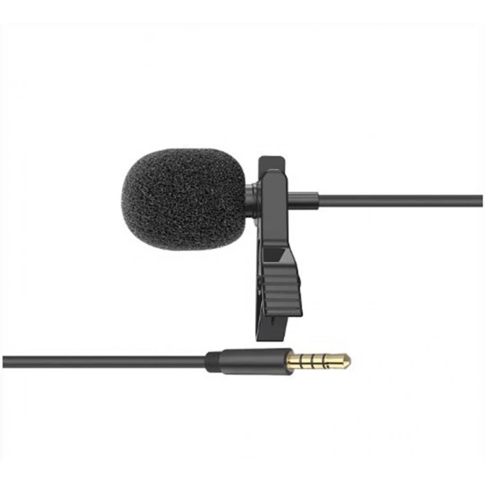 Snopy SN-M20 Siyah Akıllı Telefon ve Youtuber Metal mandallı, Yaka Mikrofonu