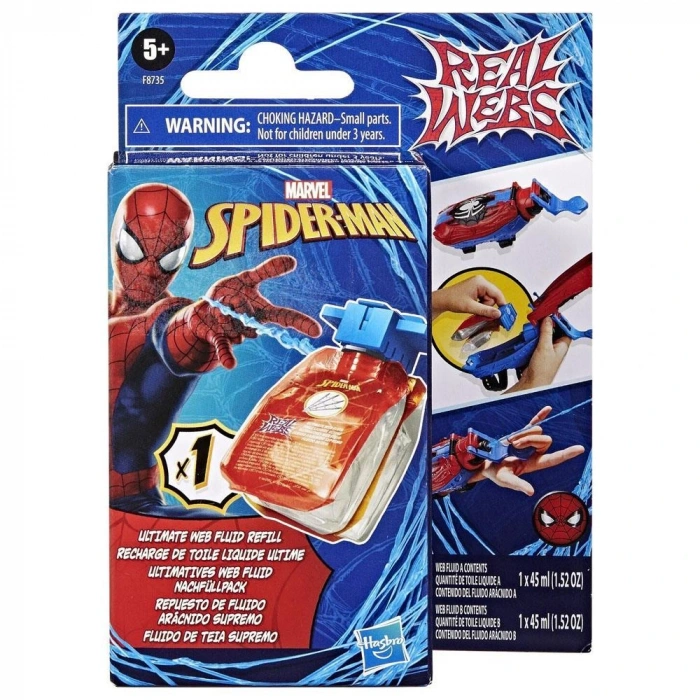 Spider-man Ağ Ve Su Fırlatıcı Yedek Paket