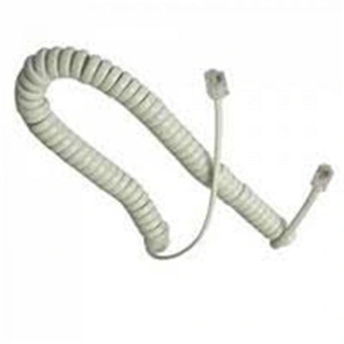 Spiral Karel Gri Pluglu Ahize Kordonu 30 Cm