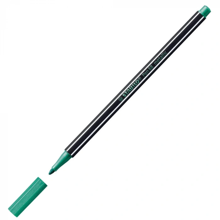 Stabilo Keçe Uçlu Boya Kalemi 1 MM Metalik Yeşil 68/836