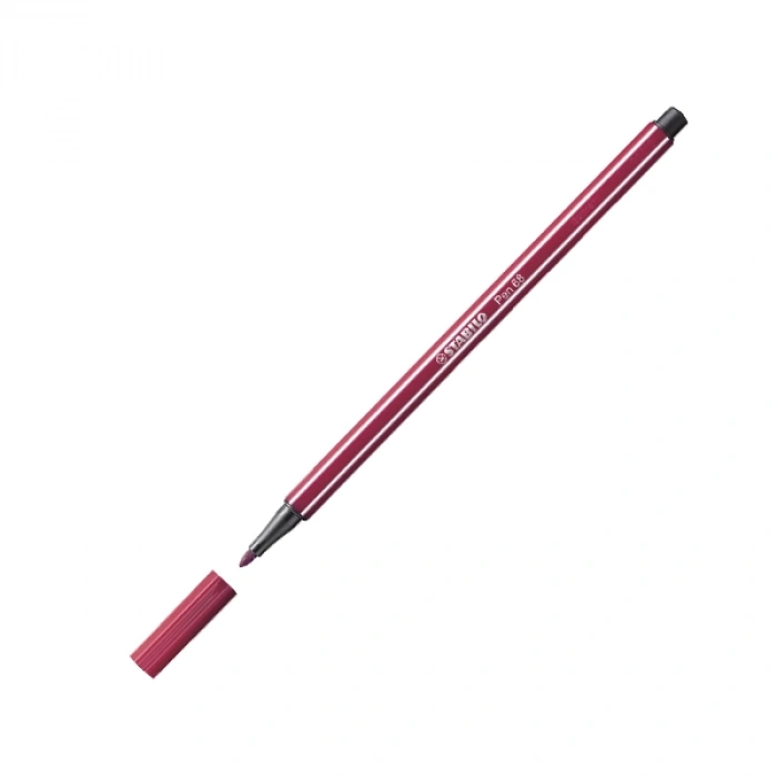 Stabilo Keçe Uçlu Boya Kalemi 1 MM Vişne Çürüğü 68/19
