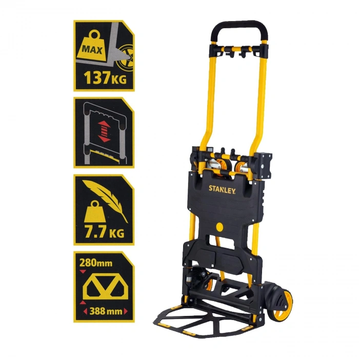Stanley Ft585 70/137kg Çok Fonksiyonlu Katlanır El Arabası