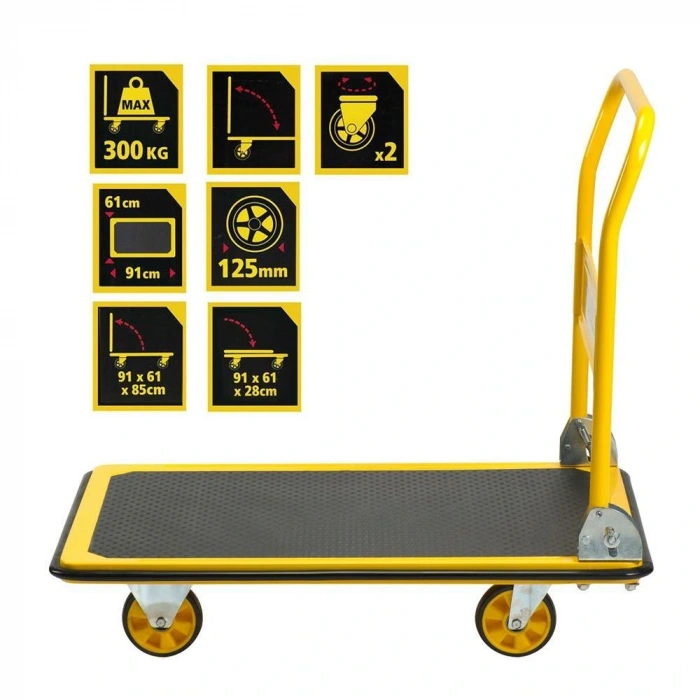 Stanley Pc528 300kg Profesyonel Paket Taşıma Arabası