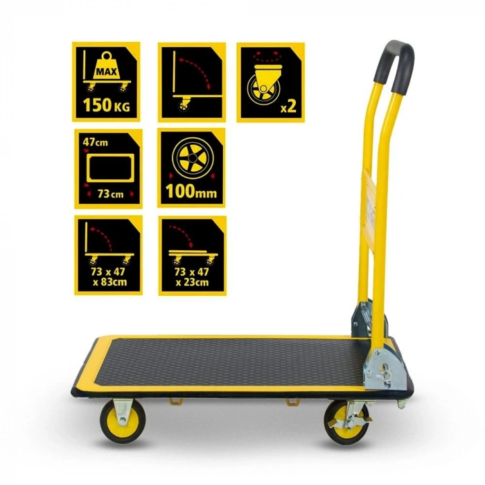 Stanley Pc537 150kg Profesyonel Paket Taşıma Arabası