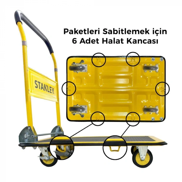 Stanley Pc538 300kg Profesyonel Paket Taşıma Arabası