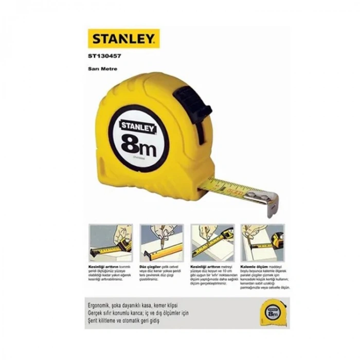 Stanley St130457 8mx25mm Şerit Metre
