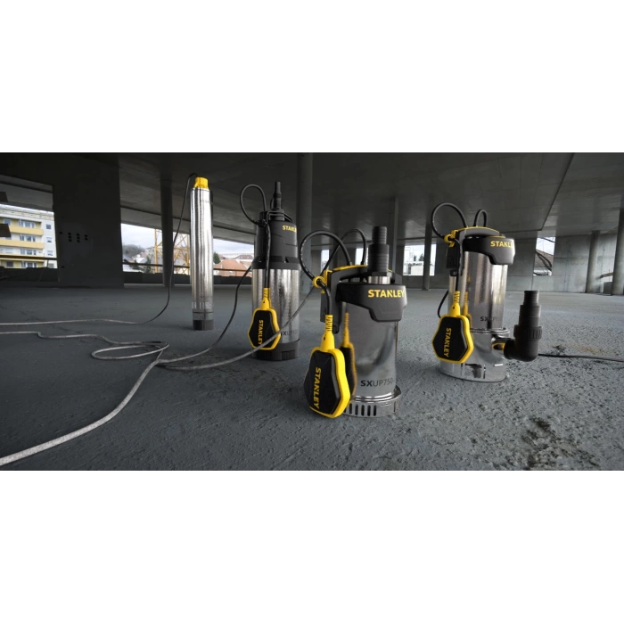 Stanley SXUP1100XDE 1100 W Kirli Su Dalgıç Pompa
