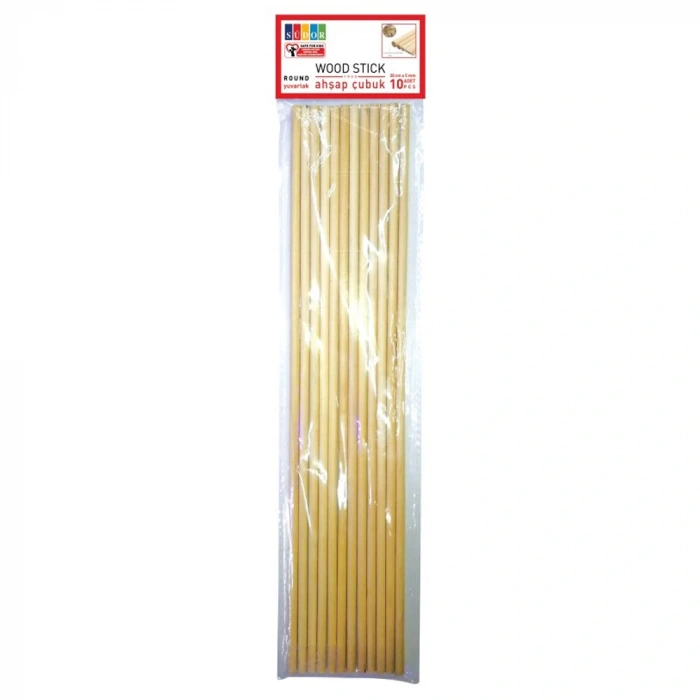 Südor Ahşap Çubuk 30 Cmx5mm 12 Li Bs136