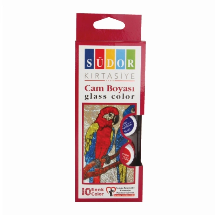 Südor Cam Boyası Su Bazlı 15 Ml 10 Renk Sd322s