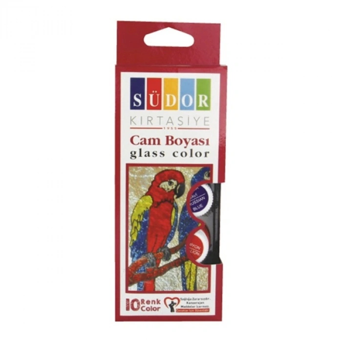 Südor Cam Boyası Su Bazlı 15 Ml 6 Renk Sd321s