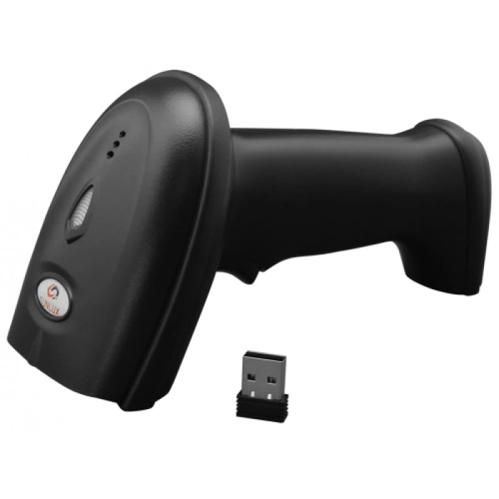 SUNLUX XL-9221B, EL Tipi, Laser, Kablosuz, USB (Dongle), 2D Karekod, Barkod Okuyucu