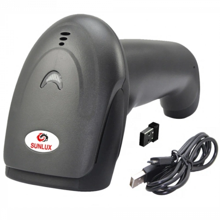 Sunlux Xl-9309b, El Tipi, Laser, Wifi, Bluetooth, Kablosuz, 300metre, 1d, Barkod Okuyucu