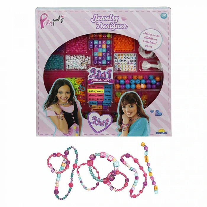 Sunman 2 In 1 Harfli Boncuk Hobi Seti S01011036