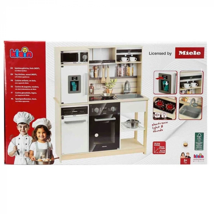 Sunman Miele Mutfak Set Ahşap Fırın/ocak Ses/ışık Sun-s00007186