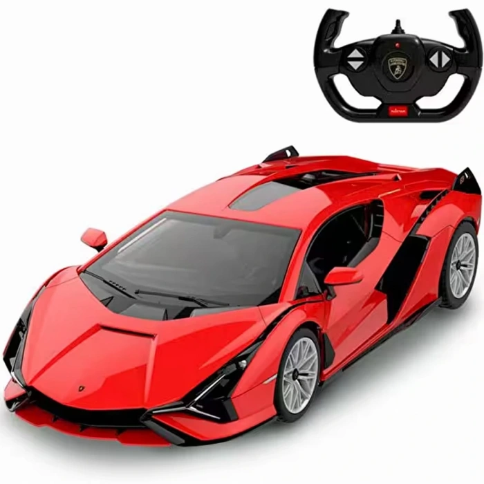 Sunman Oyuncak Işıklı Uzaktan Kumandalı Araba R/c 1/14 F/f Lambroghını Sıan Man.kapı Açılan 2.4ghz.ışıklı 2r.