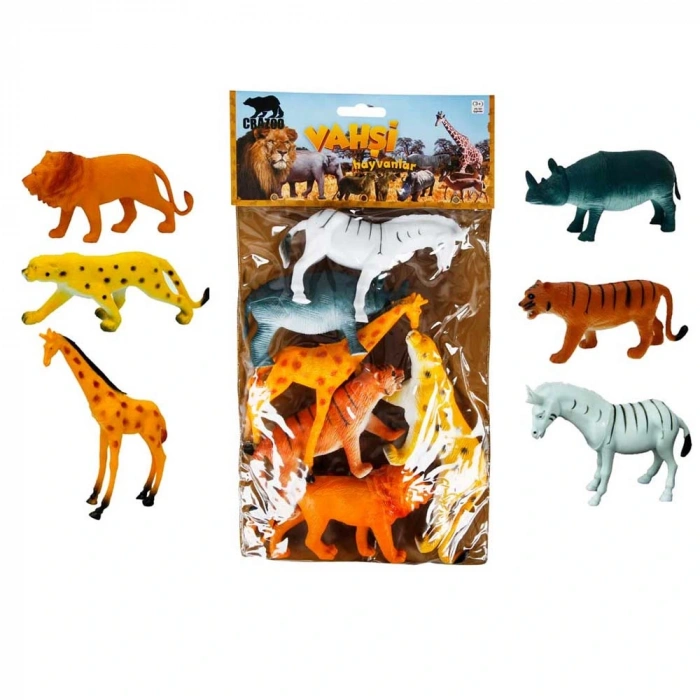 Sunman Oyuncak Vahşi Hayvanlar Büyük Poşet Sun-s00000715