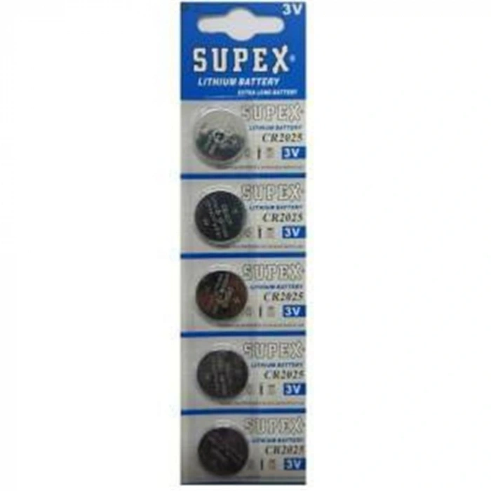 Supex Cr2025 3v Lityum 5li Blister Pil