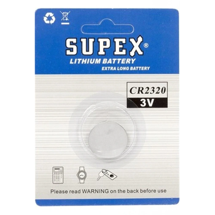 Supex Cr2320 3v Lityum Tekli Paket Pil