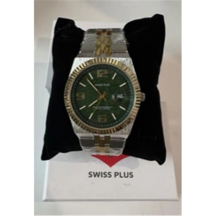 Swiss Plus Man Watch Premium Seri Model-3 St3450ags Green-gold