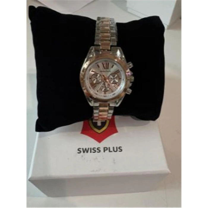 Swiss Plus Woman Watch Model-1 St0730abl Rose Gold-silver