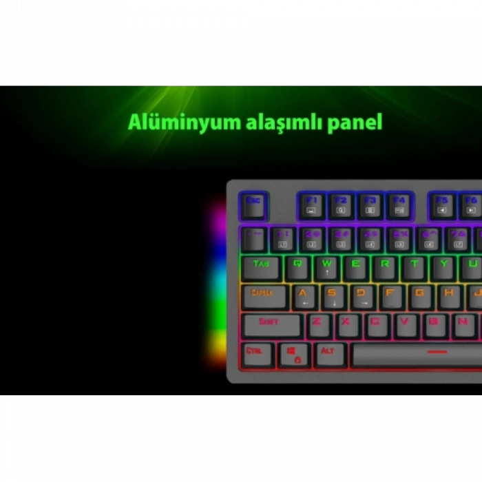 T-DAGGER BALI, T-TGK311, USB Kablolu, Türkçe Q,  Rainbow RGB, Mechanical, Blue Switch, Gaming Klavye (Powered By REDRAGON)