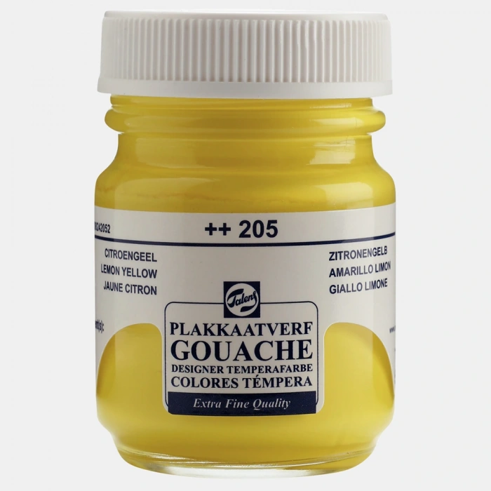 Talens Guaj Boya 16 Ml Lemon Sarı (limon Sarısı) 205