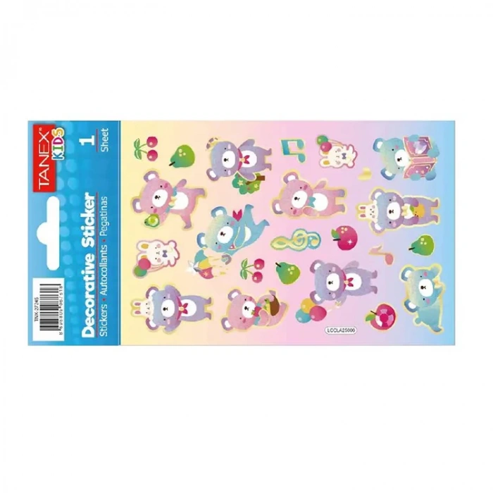Tanex Puffy Sevimli Ayıcıklar Serisi Tnx-27245