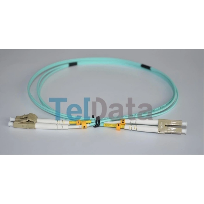 Teldata Tld-lclcom21 Lc-upc-lc-upc Mm Dx Om3 1 Metre Fıber Optık Patchcord