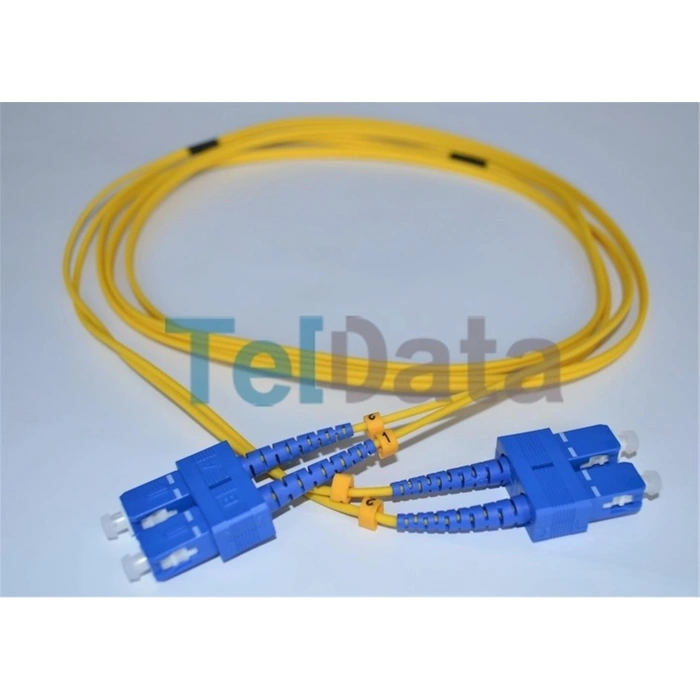 Teldata Tld-sc112 Sc-upc-sc-upc Sm Dx 2 Metre Fıber Optık Patchcord