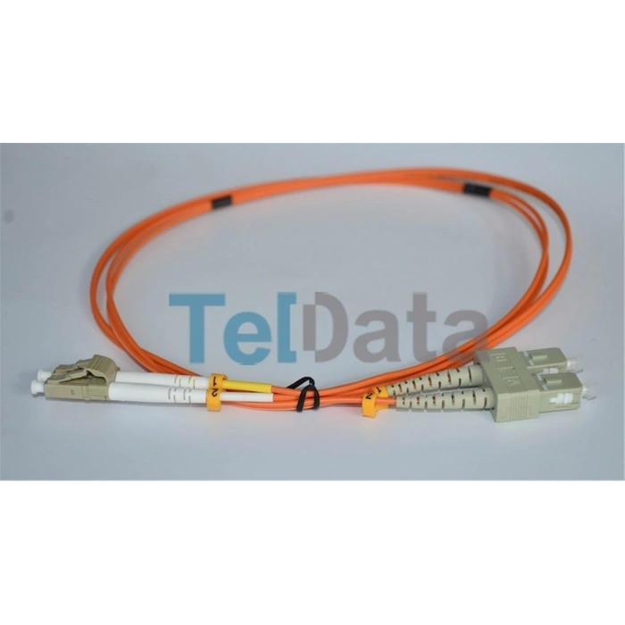 Teldata Tld-sclcom21 Sc-upc-lc-upc Mm Dx Om2 1 Metre Fıber Optık Patchcord