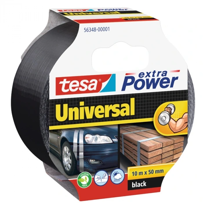 Tesa Bant Power Extra Güçlü Çok Amaçlı 10x50 Siyah 56348-00001-05